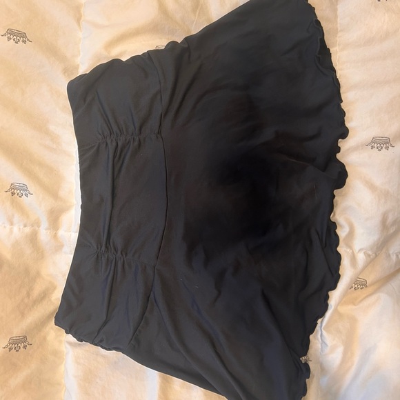 Black Ruched Skirt - Picture 3 of 4